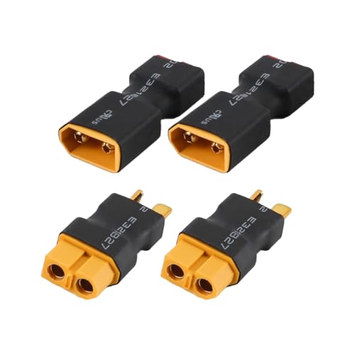 4-Pack XT 60 Connector Adapter set XT60 man tot T stijl vrouw en XT60 vrouw tot T stijl man voor RC Batterij conversie
