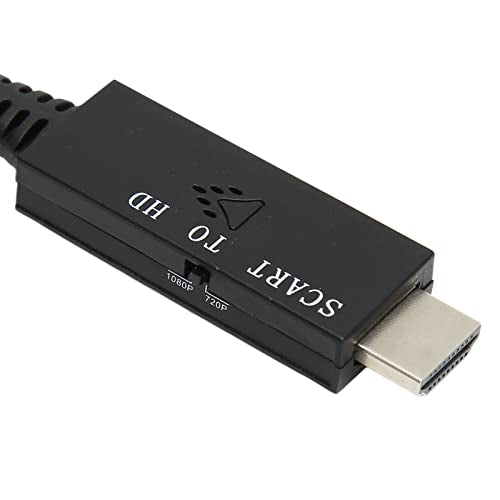 Geavanceerde SCART naar HD Multimedia Interface Converter Kabel met hoge resolutie ondersteuning, VHS VCR DVD Recorder-apparaten C Atibel 3