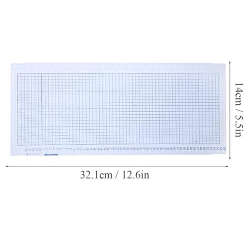 24 Stitch Breimachine Punch Cards, 10 stuks Blanco Flower Pattern Cards voor ambachten Brother Machines, Breimachine Accessoires 3
