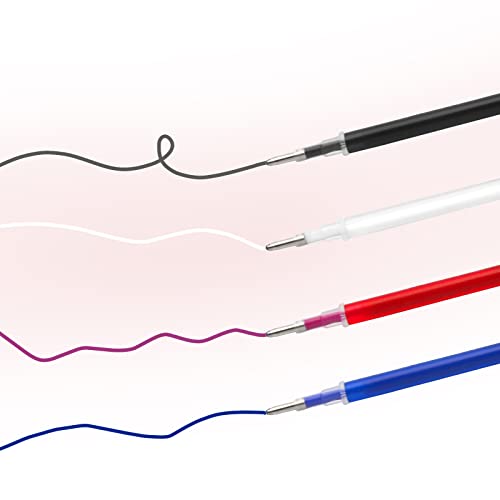 HA1274BK Navulbare pen 9PCS Navulbare inkt 0.7mm zwart uitwisbaar Pen opnieuw vullen 3