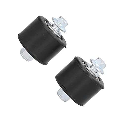 Ketting Roller Guide, Black Rubber + Roestvrij stalen ketting roller schuifstuk 2Scs 8mm Ketting Roller Spanning Wheel Guide Pit Dirt Geschikt voor Yamaha YFZ 350 Banshee 1987-2006 5
