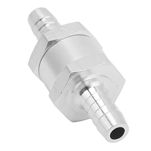 Fuel Check Valve, Brandstofslang Check Valve, Check Valve, Aluminium Legering Universeel voor Brandstof Benzine Olie Benzine Diesel Water(8mm) 4