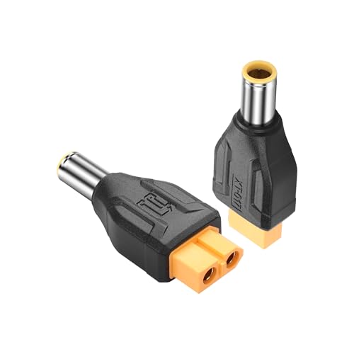 XT60 naar DC7909 Adapter XT60 naar DC 7.9mm x 0,9mm Draadloos voor TS100 Soldeerijzer, FPV Monitor, Voeding, drone (XT-017), Verpakking van 2