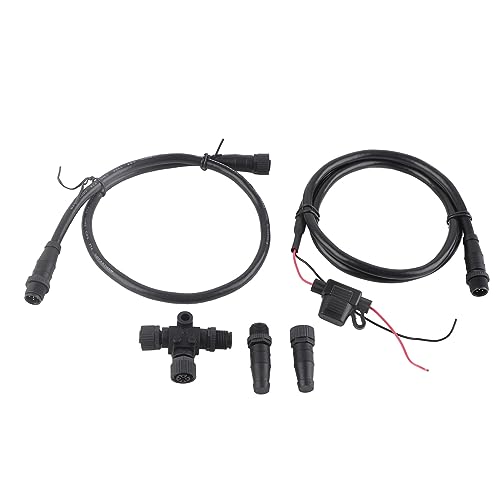 NMEA 2000 Starter Kit, 1m Marine NMEA Network Starter Kit, met 3 Port T Connector Adapter en mannelijke vrouwelijke Resistor, voor Simrad Netwerken