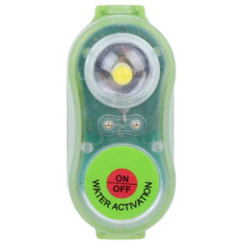 Life Jacket Light Lamp, Life Jacket Strobe voor Overboard Survival Vest, LED Zeewater Zelfverlichting Life-Saving Flashlight Opvallende Lamp