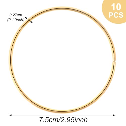 Pak van 10 metalen ringen voor ambachten decoratie Macrame ringen voor ambachten bruiloft krans Droom Catcher ambachten tafel decoratie