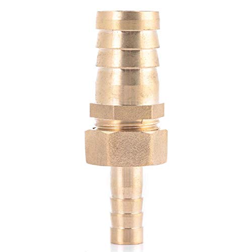 Slang connector adapter messing passen 10mm-16/19-25mm Messing passen slang Barb staart reductie adapter plug (10-19mm)