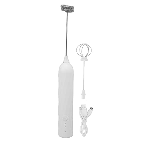 Drinkmixer, kleine huishoudelijke Ei Beater Mini Multifunctionele Blender Handheld elektrische Stirrer Foam Maker Keuken Mixer (Wit)