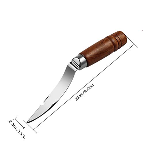 Weesey Roestvrij staal Kokosnoot Opener mes Shell Opener Fruit Plantaardige Vlees Extractor Keuken Gereedschap