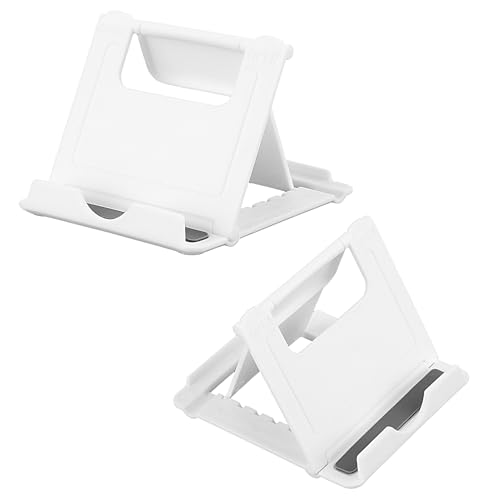 2 stuks opvouwbaar Mobiele telefoonstand, Mini Tablet Stand, Portable Phone Holder, Docks voor Cafes, Desks, Home, Bekijk films en video's