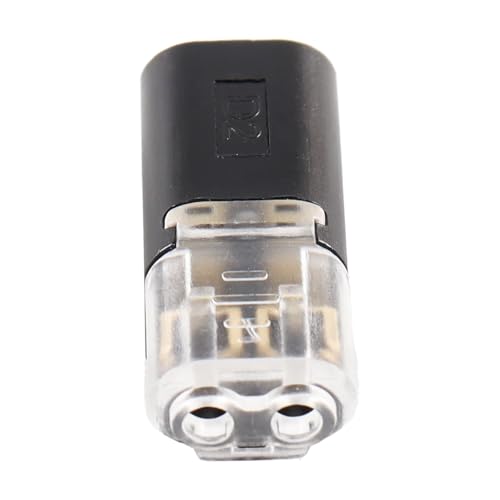 50 stuks 18-24 AWG 12V autowire connectors, 2 Pin Quick Crimping Terminals voor Automotive Truck elektrische systemen, Herbruikbare stofdichte lage spanning DC-kabel connectoren