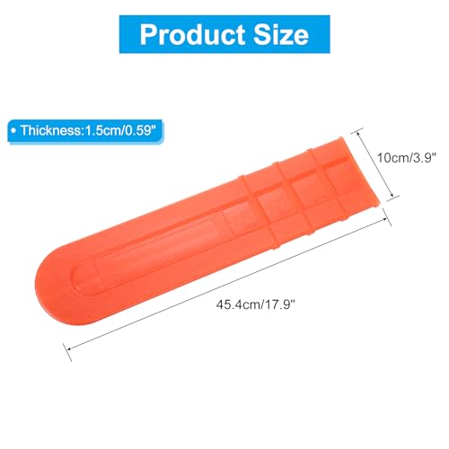 18 inch kettingzaag Bar Cover, kettingzaag Schaats Plastic duurzame kettingzaag Bar Beschermende hoes voor Tuin Accessoires Vervanging, Oranje