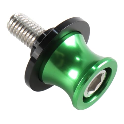 2 stuks 10 mm groene aluminium motorfiets zijstandaardpennen voor sportfietsen, straatfietsen, achtergrond en paddockliftstellen 4