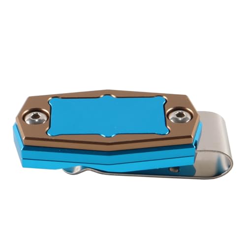 Accessoires voor biljartkeu-krijtouders van aluminiumleggering, bijpassende krijtjes in verschillende vormen [vierkant] Blauw Koffie 3