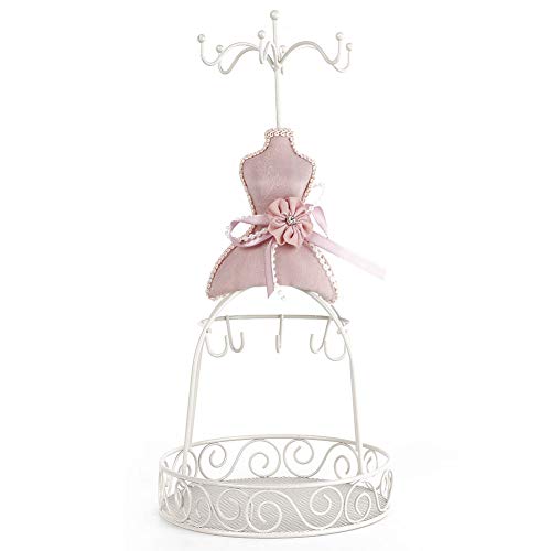 Sieraden Stand voor mode ketting Sieraden Stand Rotatable voor ketting armbanden Oorbellen Presentatie Princess Jurk met sieraden Stand (03) 3
