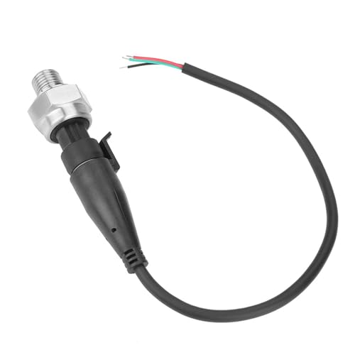 G1/4" druksensor, DC 5V RVS druksensor voor waterluchtgas brandstofolie (0-80Psi) 3