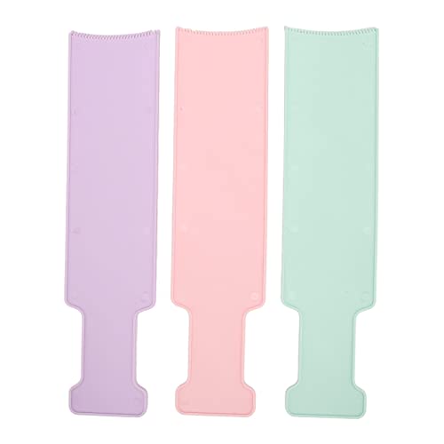 3Stuks Balayage Highlighting Board,Oplichten Bord Kapper Kapper Kapsel Haarverf Sectioning Paddle Set Kapper gereedschap voor het kleuren