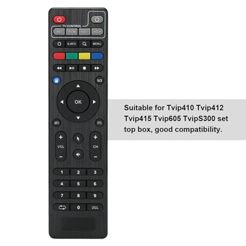 Tvip afstandsbediening Tvip 605 afstandsbediening Zwart ABS TV Televisie Set Top Box afstandsbediening voor Tvip412 Tvip415 Tvip605 Tvips300 3