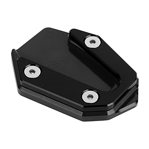 Parkeren Kickstand Extension Pad Side Stand Support Fit voor Yamaha YZF R25/YZF R3/MT-25/MT-03 2014-2019(Zwart) 4
