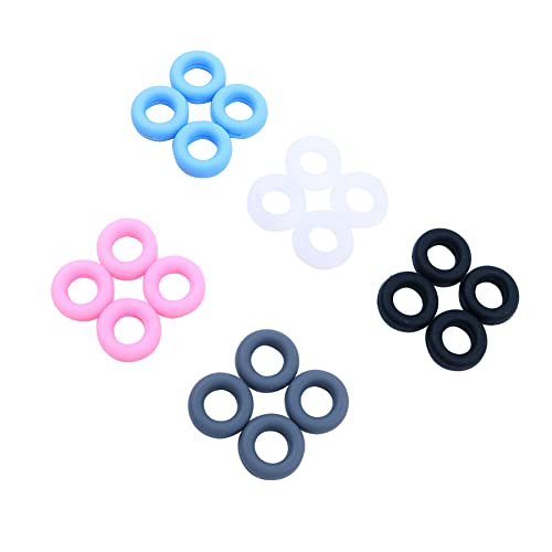 Sea Silicone non-slip glazen ring, comfortabele glazen Temple Point oorhaak houder Ring elastische glazen oor Pads Covers glazen houder Siliconen haken voor glazen (10 paar)