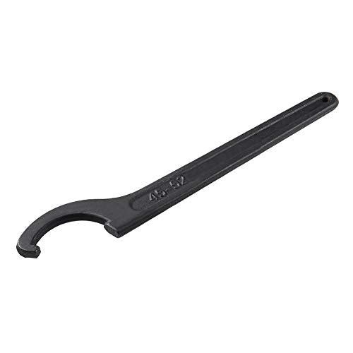 C-type sleutel, Universele schroefmoersleutel Chrome Vanadium Legering Staalmoersleutel Verstelbare C sleutel Tool Hook Shock Absorber, 45-52mm, zwart 5