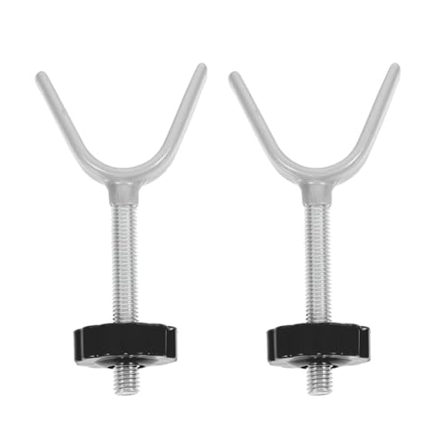 Zwart 2st trap leuning drukschroeven en adapters voor leuningen druk poort bout draadstaven voor huisdieren poort bout