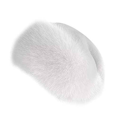 Vrouwen bont Hoed, Faux Fox bont Winter Hat Dome Hat Warm Trendy Plush Hat Faux Fur gebreid Beanie Hat Klassiek Russisch Kozak Hoed