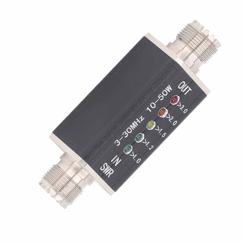 Meter SWR Meter Portable Short Wave Standing Wave Meter Power Meter voor het testen van SWR vermogen, tot 200W Power Type C Professional Netwerkanalyser van 5