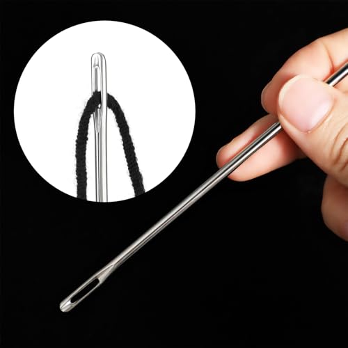 6 inch lange naainaalden, grote naainaalden, professionele meubelnaald, gemakkelijk te draad, 3 mm dik, voor thuis, leer, Tapestry, Borduren, Tapijt, DIY 4