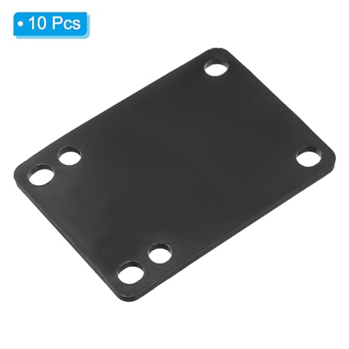 1/8" Skateboard Riser Pads, 10 Pack PU 3x2 Skateboard Riser Pads Hoekige Wedge Shock Pads voor Skateboard Truck, Zwart 3