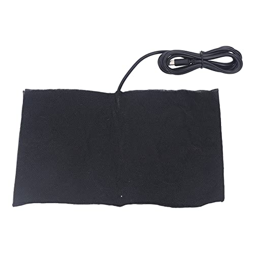 DC5V 60°C USB Elektrische Verwarmingskussen, 15 X 20 Cm Opvouwbare koolstofvezel Elektrische Verwarmde Kussen, voor opwarmende schouders, Nek, Waist