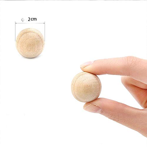 Houten kralen 104 stuks Diameter 20 mm Ambachtelijke kralen voor doe-het-zelvers Sieraden Accessoires 4