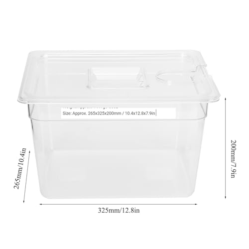 Opvouwbare container met deksel, 11 liter, bijvoorbeeld voor sous-vide Circulator Culinaire Cooker Sous Vide 3