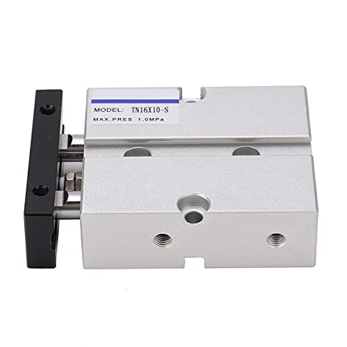 Luchtcilinder Pneumatische cilinder Dubbele werking Roestvrij Aluminium Legering TN16 0,1-0.9MPa 10-200mm(TN16X10-S)