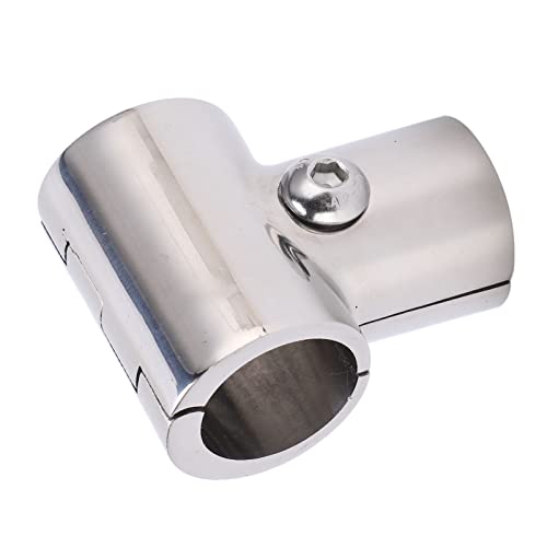 Tee Pipe Connector Tee Pipe Connector 316 Roestvrij staal 90°T T Pijp Connector 1 Inch 25.4mm ID Separabel Roestvrij stalen boot leuning Accessoires 3