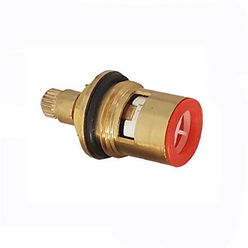 Keramische schijf Valve met 20 Speed Messing Faucet Valve vervanging cartridge voor badkamer keuken (Single Thread Type A)