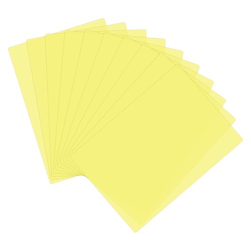 A4 Maat Led Reading Sheet, 10 st Correctie Verlichting Gel Filter Gekleurd Overlay Transparante Kleur Film voor Classroom Foto Studio, Geel