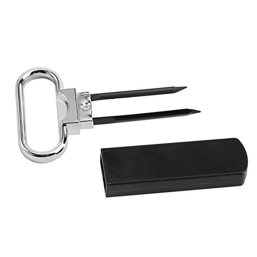 Vintage fles wijnopener, twee tanden kurkentrekker met wijn fles deksel, twee Prong wijn kurk Verwijderaar met flesopener