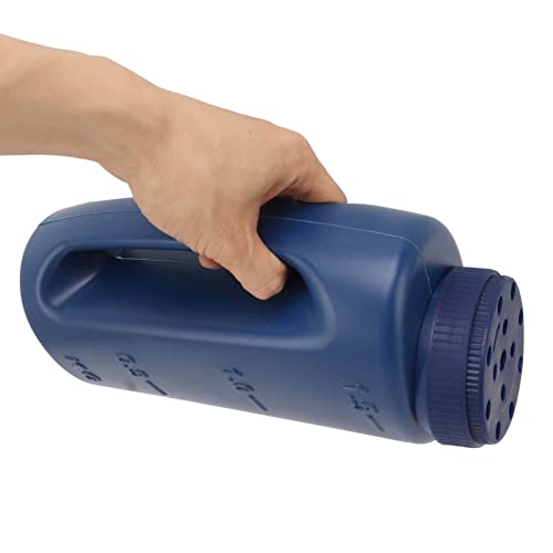 Handspreider Shaker Portable Meststrooier Multifunctioneel voor Zaden, Zout, Mestmiddel, Diatomeeënaarde, Defrost, Smelten Ice Etc Etc (Blauw)