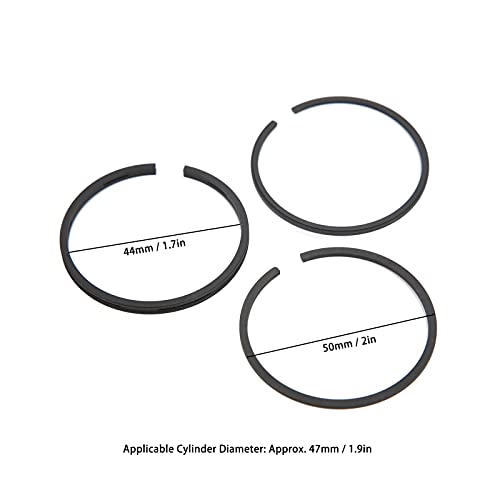 Piston Ring vervangen, piston Rings Set Air Compressor Cilinder Seal Pneumatische Drive Replace Assemble Air Compressor, Shock Absorbers 3