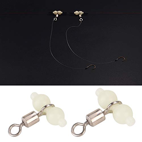 viswervels, 5 stukken fluorescerende parels waar gemakkelijk te observeren voor het vissen 's nachts 5