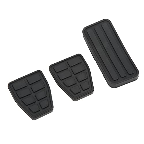 3Pcs Clutch Brake Accelerator Pad Kit Rubber Zwart Flexibele Wear Resistant Vervanging voor T4 Transporter 1990-2003 Autopedals autopedaal