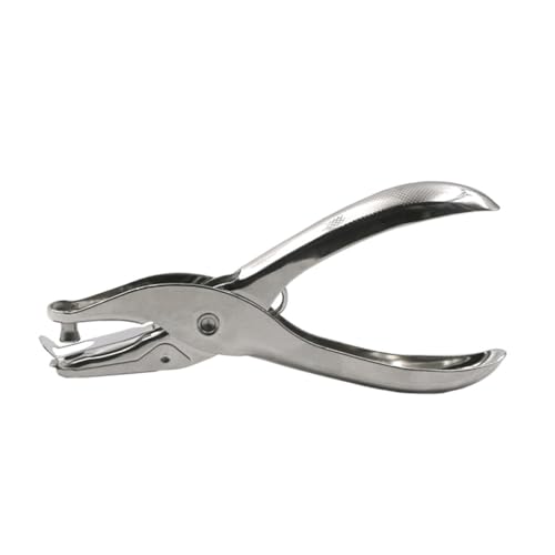 3mm 1/8" Handheld Paper Puncher 1 Hole Metal DIY Boorpapier Punch Tang voor ambachtelijk papier Groetkaarten Scrapbook Notbook Stationery Werk