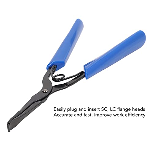 Fiber Optic Tangs, Fiberglass Tangs Flange Long Neus Tang Fiber Optic Connector Insertion Extraction Tool met antislip handvat voor SC LC, snijden Plotters