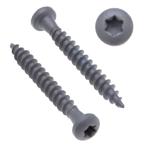 Houtschroefjes, 5mm x 50mm TORX, Semi-Round Head, C4 Corrosiebescherming, Zelfboren, Roestvrij staal, Gegalvaniseerd, voor buiten, Dekking, Scherm, Buitenhoutschroeven 5x50mm - Verpakking van 250