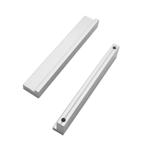 Deurhandgrepen voor kasten, Keukenkasten, Meubels, Hardware, Aluminiumlegering, Gatenruimte, 192 mm, Zilver, Verpakking van 10 3