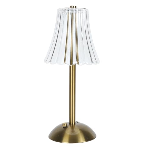 Bedside Lamp, 1200mAh Draadloze Vintage Tafellamp voor Slaapkamer Eettafel 3