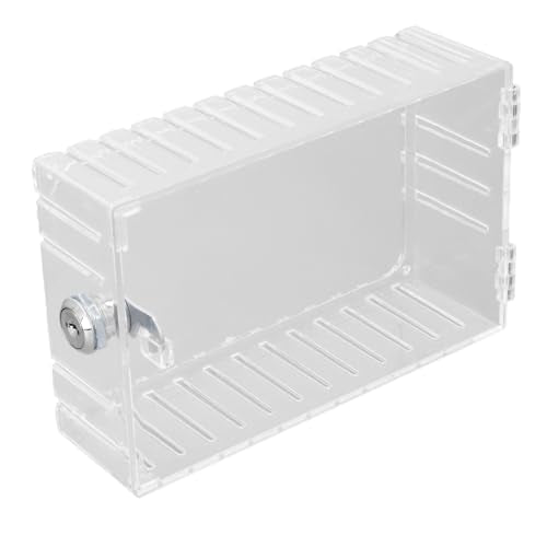 Thermostaatslotkast met Sleutels Secure Guard Energiecontrole Acrylafdekking voor Thuis of Commercieel Temperatuurregeling Helder Beschermd