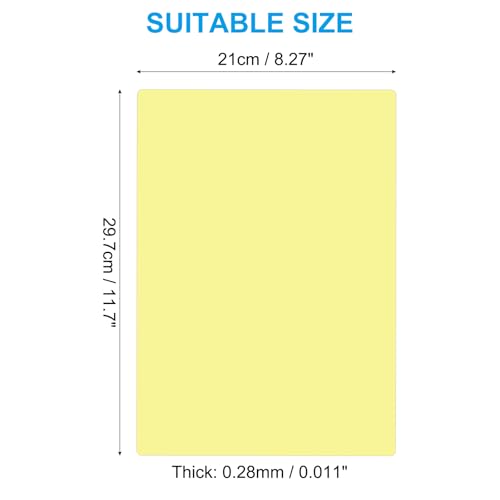 A4 Maat Led Reading Sheet, 10 st Correctie Verlichting Gel Filter Gekleurd Overlay Transparante Kleur Film voor Classroom Foto Studio, Geel