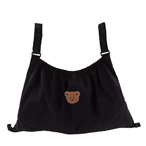 Kinderwagen Tas Organisator Elastische Grote Capaciteit Nylon Compact Ontwerp Kinderwagen Organisator Voor Baby Essentials Luier Partemonnee (Kleine Beer)